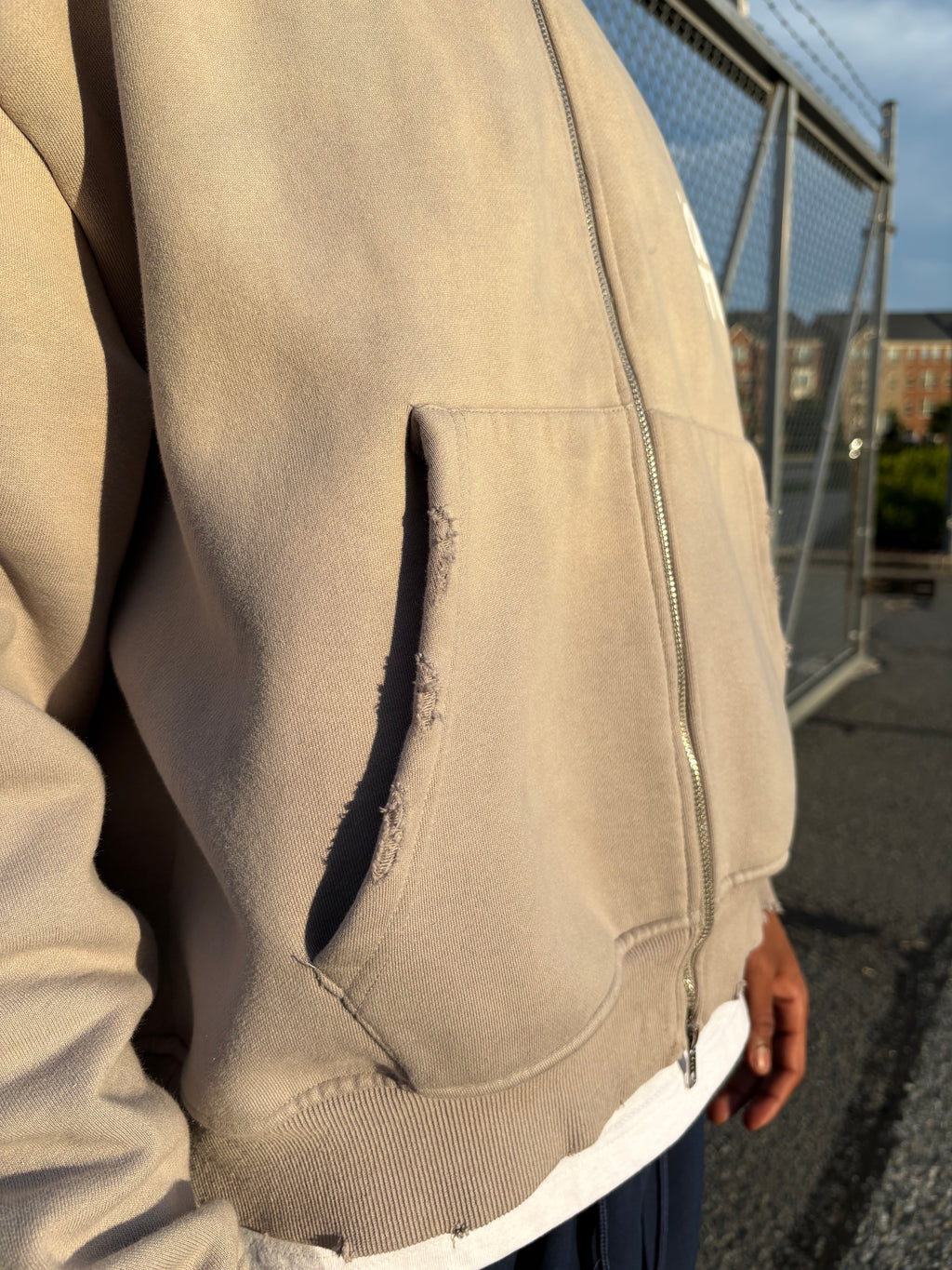 BOMBARD ZIP LOGO HOODIE