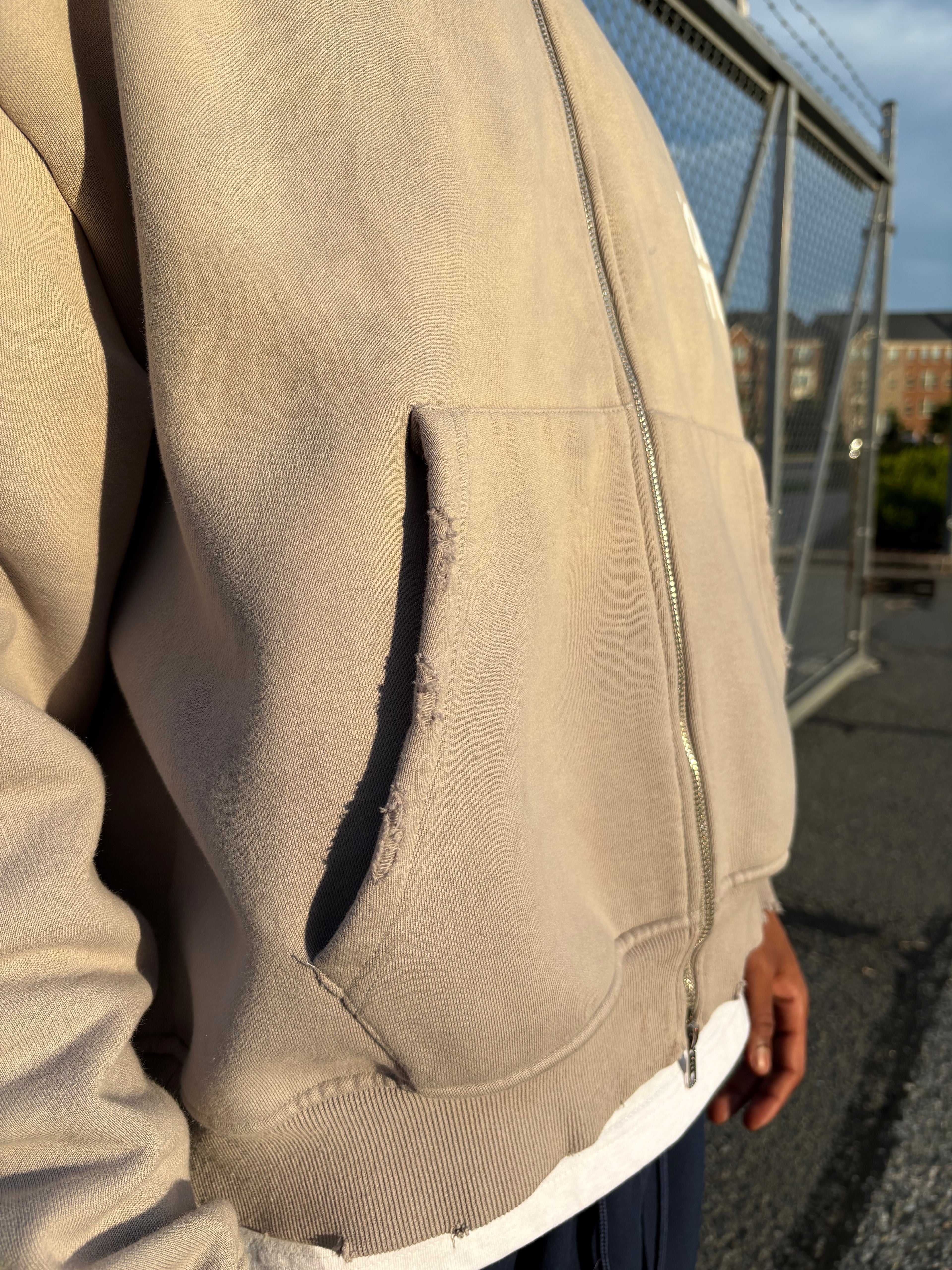 BOMBARD ZIP LOGO HOODIE