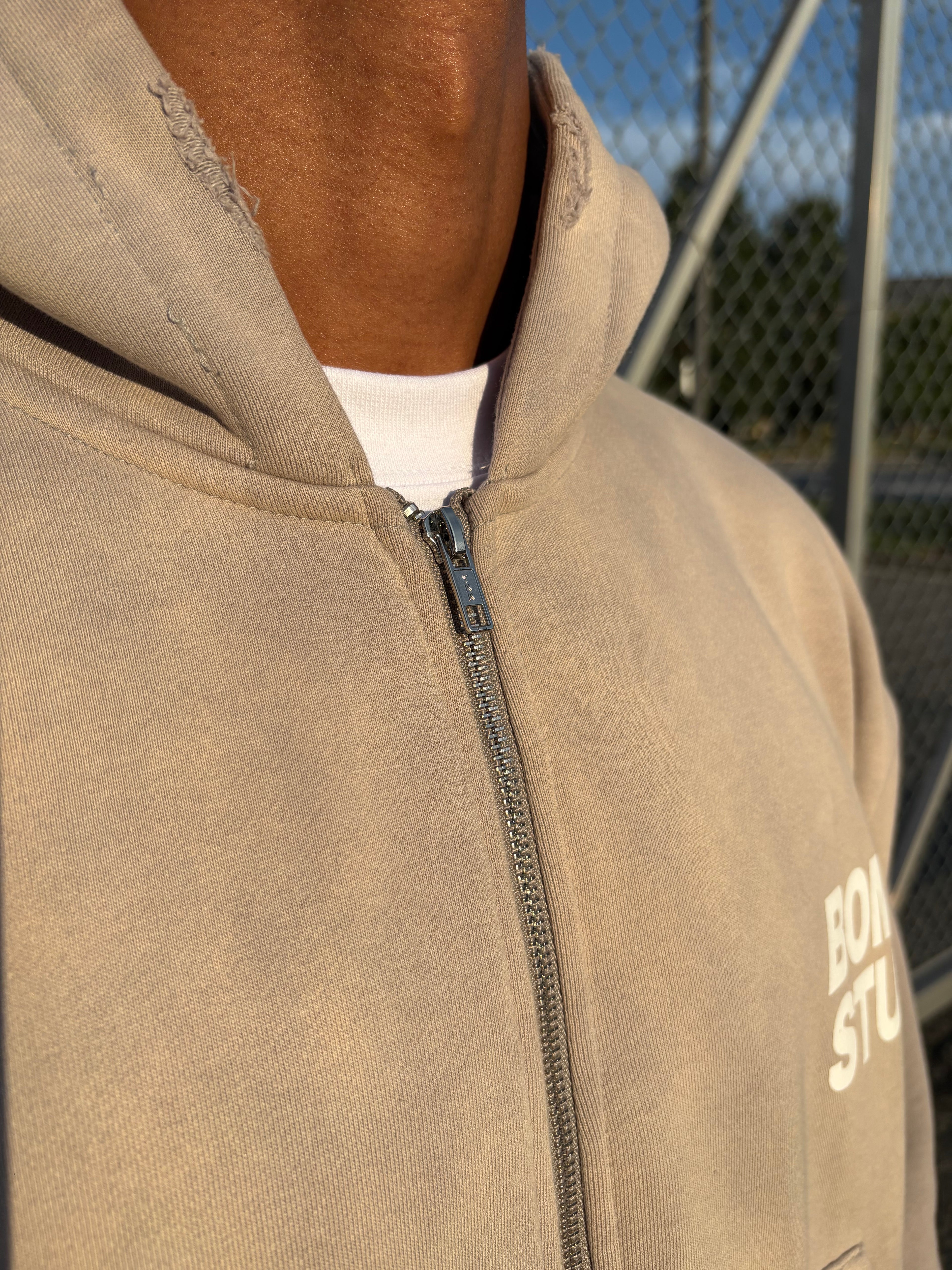 BOMBARD ZIP LOGO HOODIE